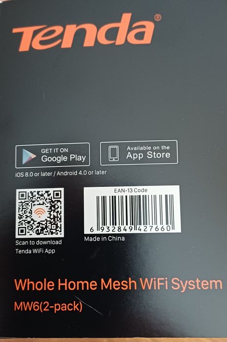 Sistema Wi-Fi Mesh MW6 Dual Band Gigabite conjunto de 2 unidades