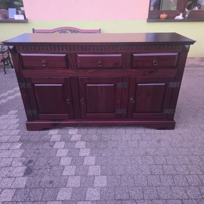 Komoda kolonialne lite drewno