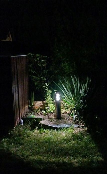 Lampa solarna duża XXL 72 cm słupek