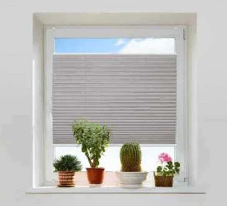 Sekey Roleta plisowana, bez wiercenia, 90x130cm