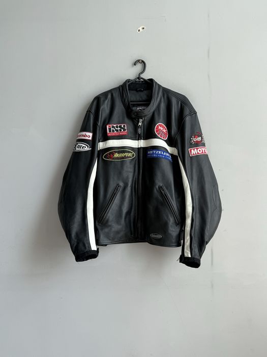Шкіряна гоночна куртка IXS dainese honda red bull ferrari