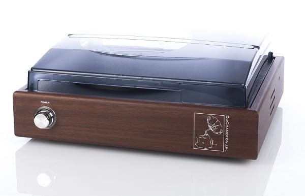 Gramofon brązowy