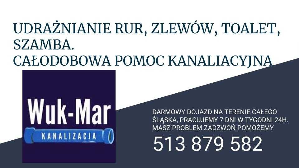 Pogotowie wodno-kanalizacyjne wuko udrażnianie czyszczenie rur