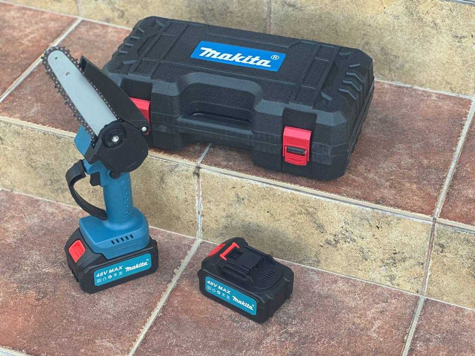 Мини пила цепная на аккумуляторе. Пилка аккумулятрная. Мини-пила