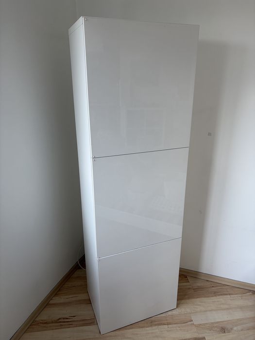 Szafa / słupek IKEA Besta Selsviken biały połysk (2 szt.)