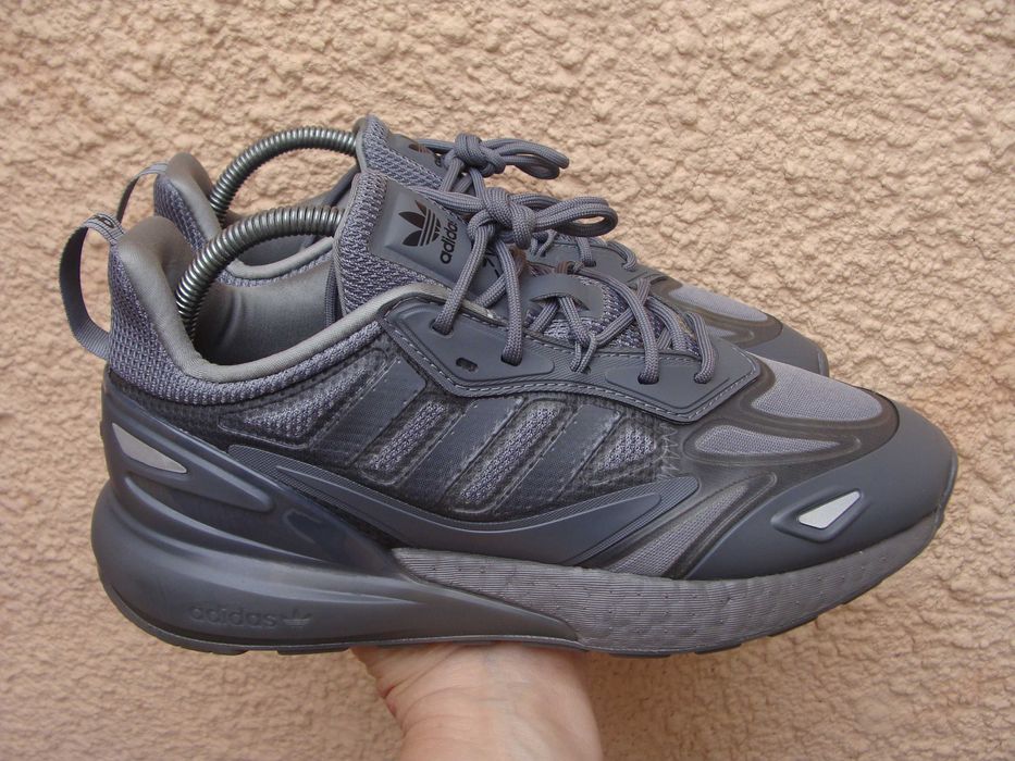 はる 40/25 см Adidas Zx 2K Boost Grey кроссовки крутые оригинал 2021