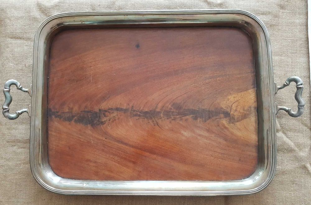 Taca Fraget Warszawa Art Deco mahoniowa sygnowana unikat