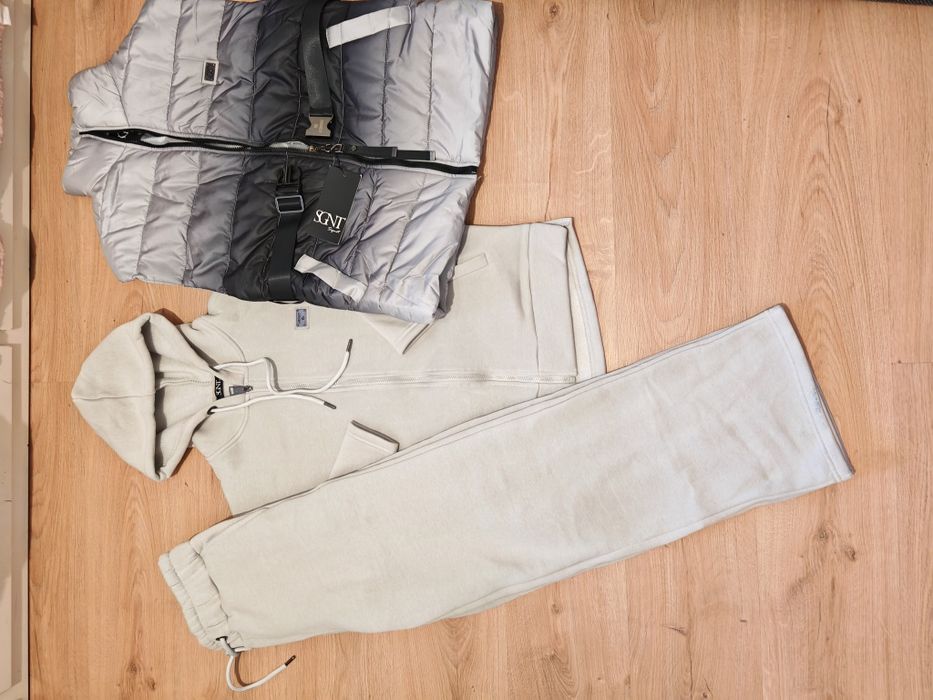 Dres damski 3w1 na polarze – spodnie, bluza, kamizelka, Turcja