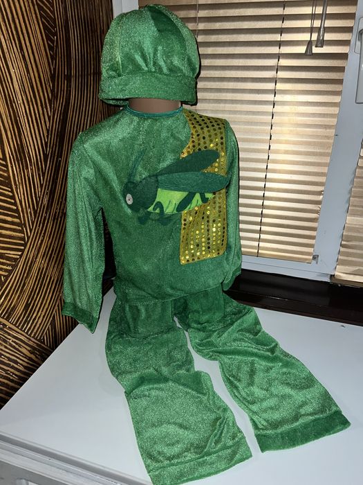 Костюм жука,коника, джмеля, зайця,ведмедика, вовка, краплинки, дощика