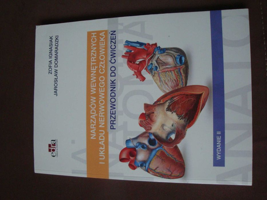 Anatomia narządów wewnętrznych i układu nerwowego człowieka przewodnik