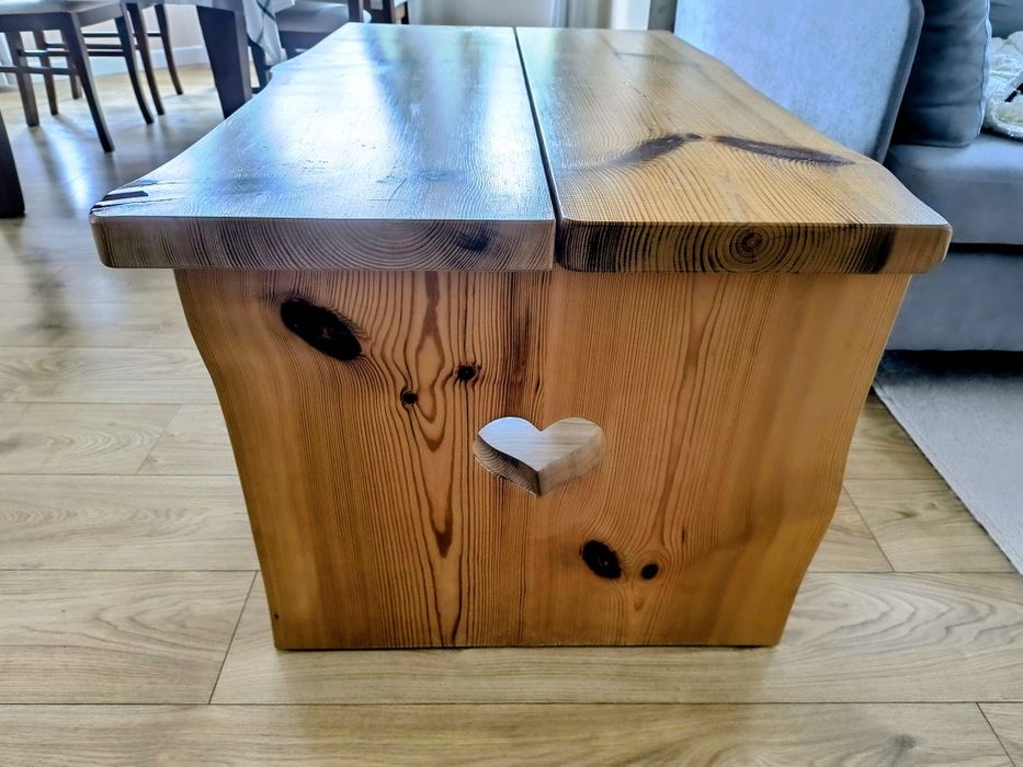 Ława drewniana, stolik kawowy