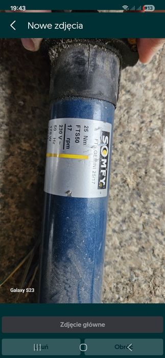 Silniki somfy 25nm do naprawy