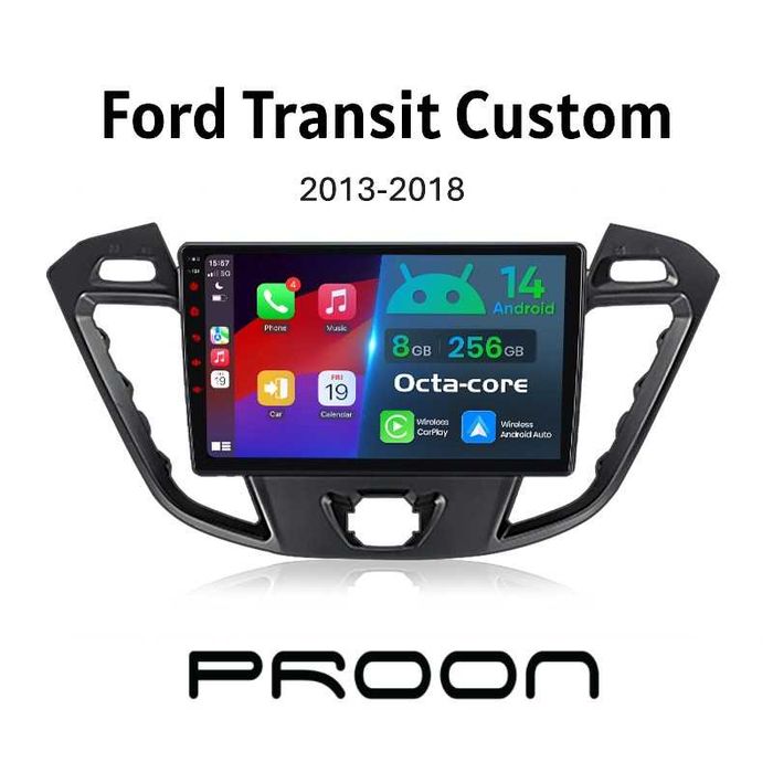 Auto Rádio Ford Transit Custom Ano 2013 até 2018