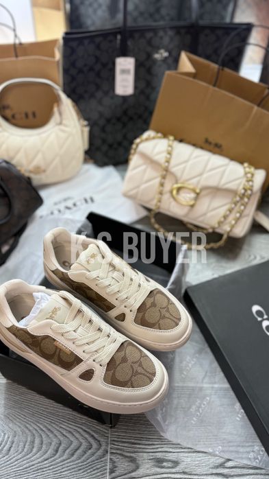 Кеди кеды кроссовки женские коач coach кожаные кроссовки