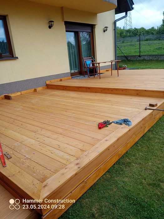 tarasy drewniane, podesty