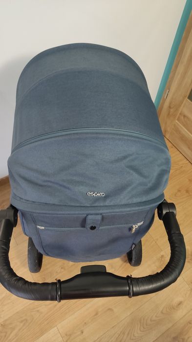 Wózek spacerowy z amortyzatorami 9kg Espiro Wave Navy Blue