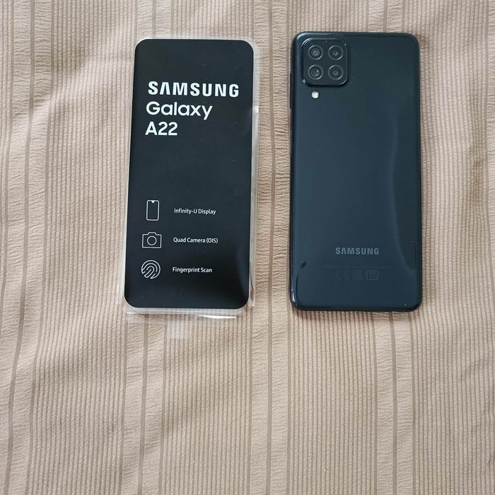 Смартфон Samsung Galaxy A22 4/64Gв в подарунок 2 чохли