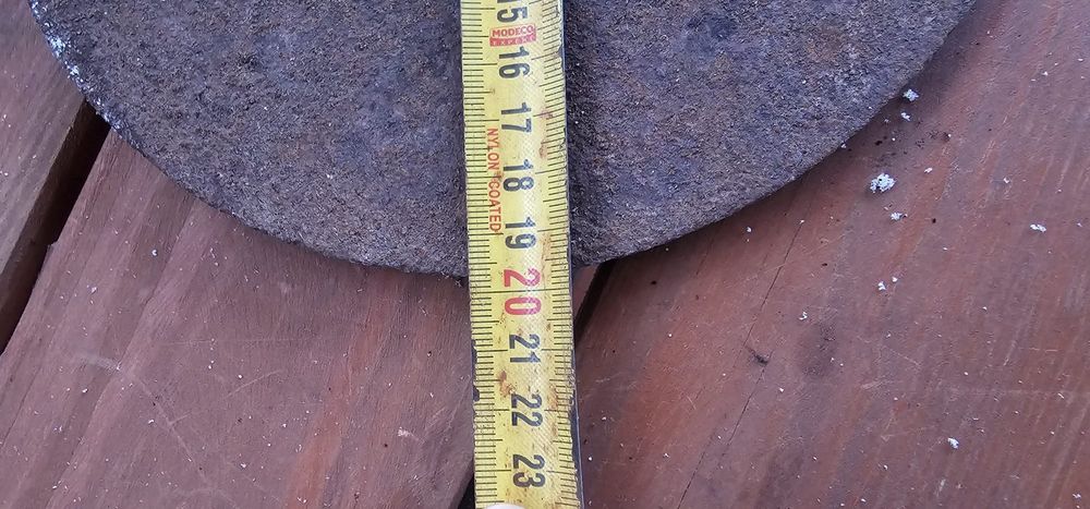 Blacha płyta żeliwna do pieca okrągła fi 200