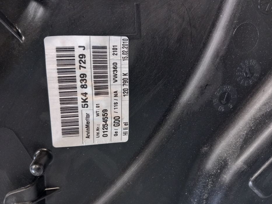 Elevador Vidro traseiro esquerdo e direito Volkswagen Golf VI