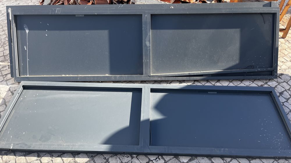 Chapas de vedação aluminio antracite