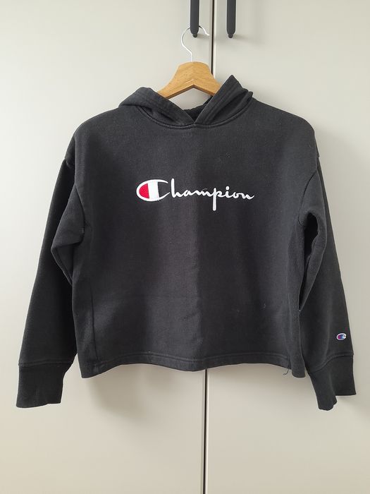 Bluza czarna Champion M na 9/10 lat