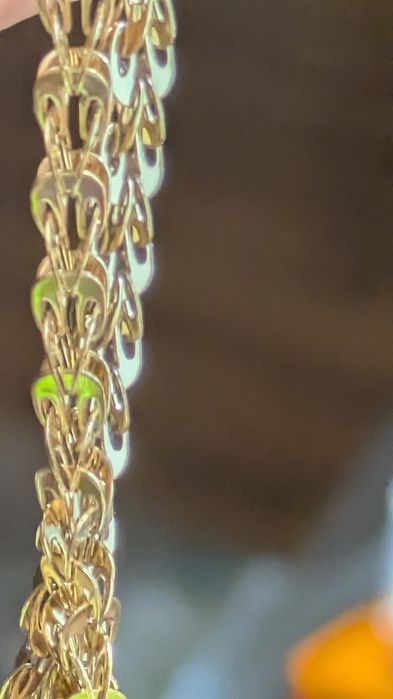 Bransoletka pozłacana 14k