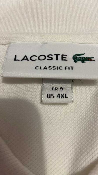 polo branco Lacoste original
