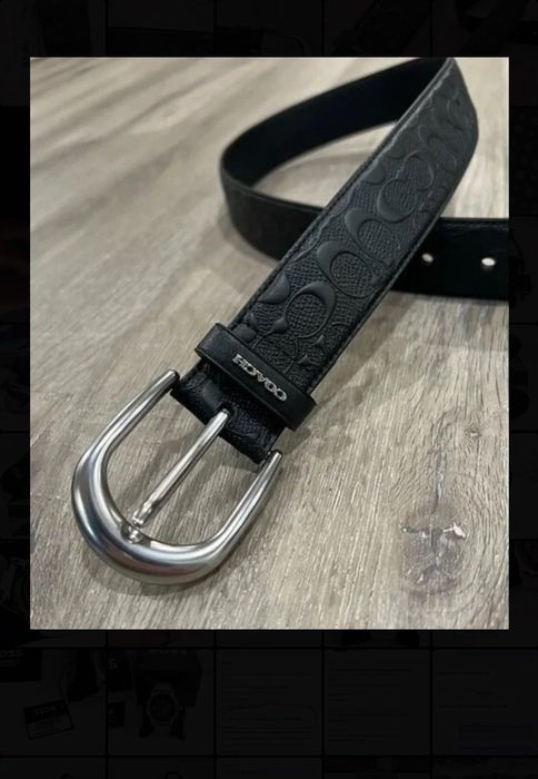 Жіночий ремінь COACH женский кожаный пояс оригинал