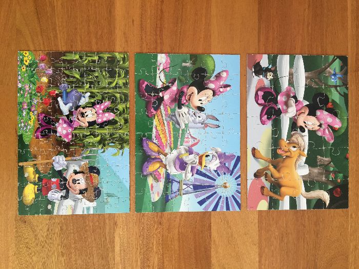 3 puzzles do Mickey Mouse ClubHouse