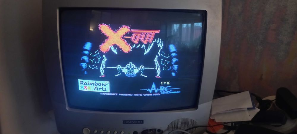 oryginalna gra X-Out na ZX Spectrum