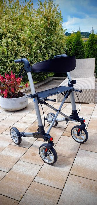 Rollator Vermeiren. Lekki aluminiowy chodzik dla seniora. Stan idealny