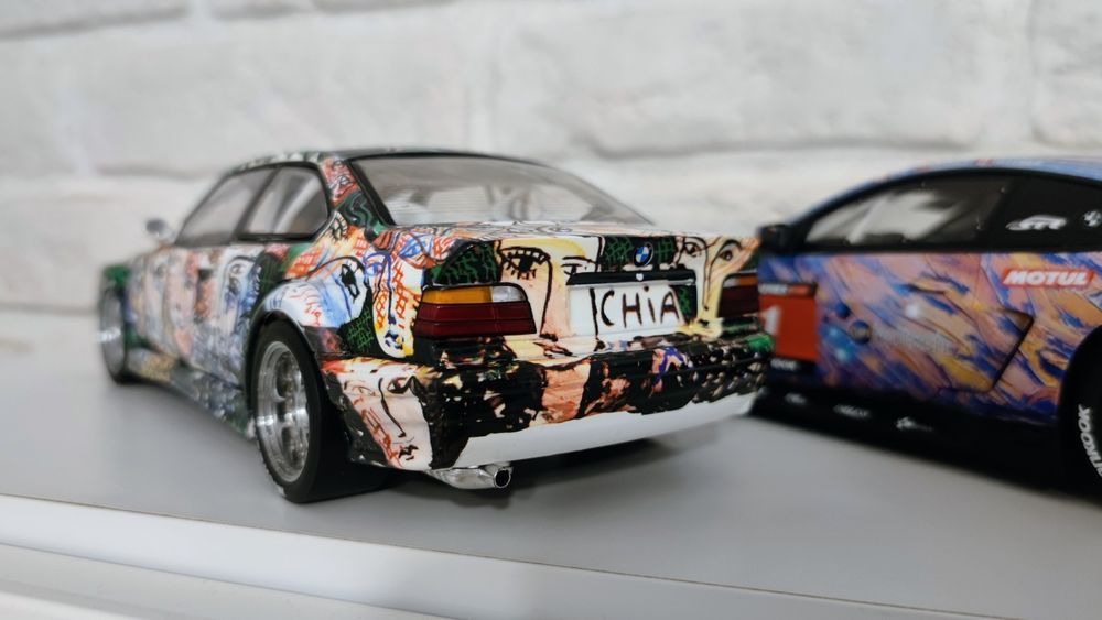 Minichamps BMW M3 GTR Sandro Chia Art car museum 1/18