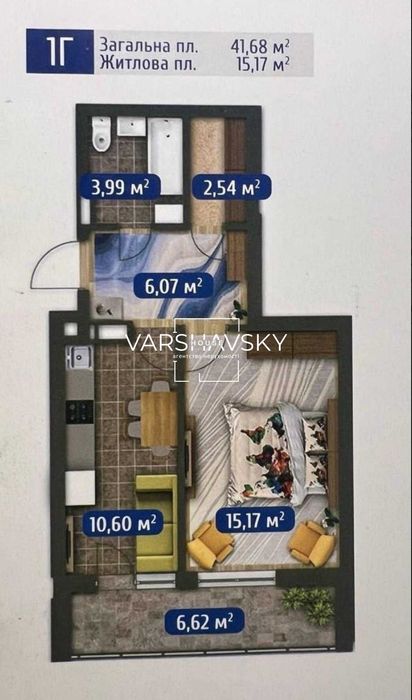 Продаж однокімнатної квартири / ЖК Зіркова Вежа / Шолуденка, 2Б