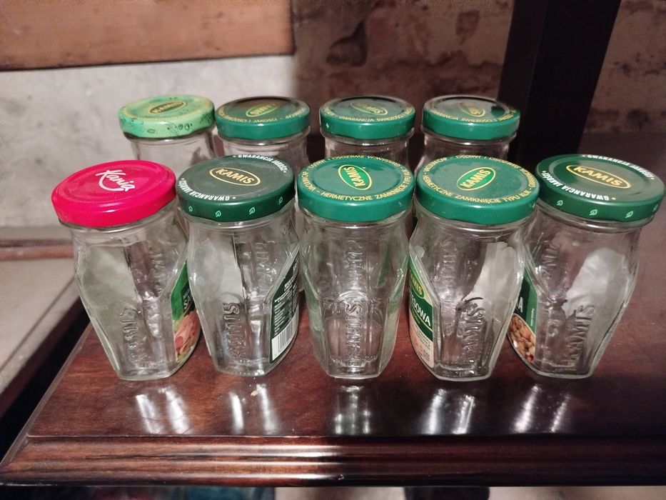 Słoiczki po musztardzie  9 szt 200 ml