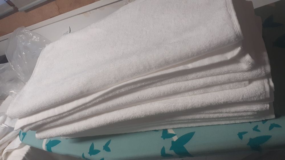 Toalhas brancas 50x100 12unidades