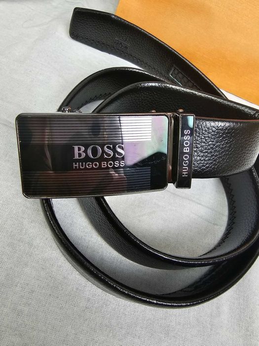 Pasek klamra męski Armani Hugo Boss nowość logowane