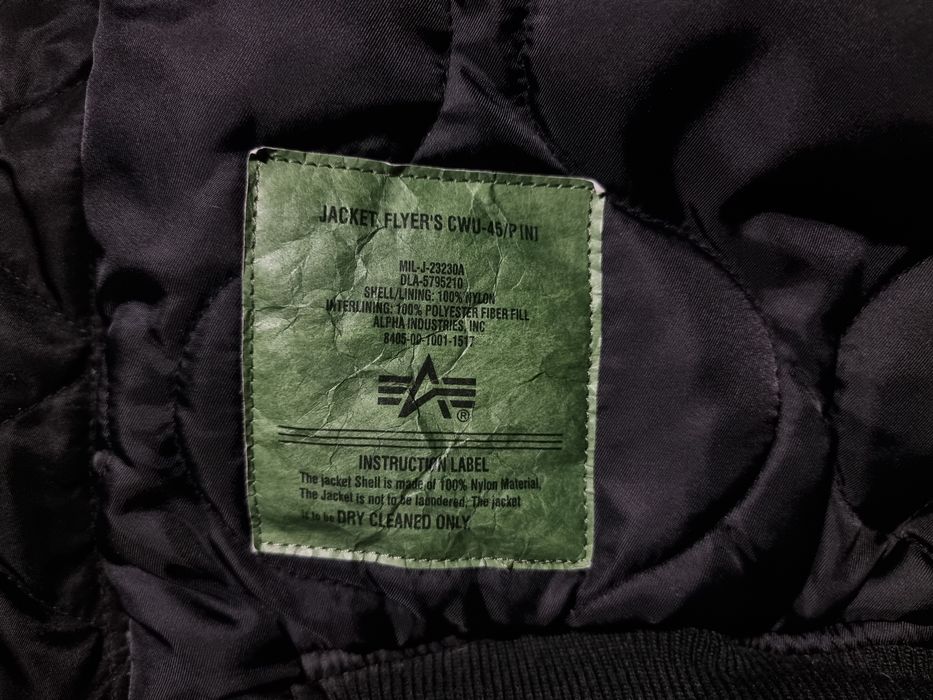 продам бомбер Alpha Industries CWU 45 full Black