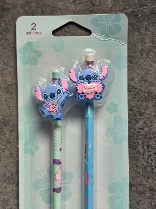 Nowe ołówki HB - komplet 2 sztuki Stitch