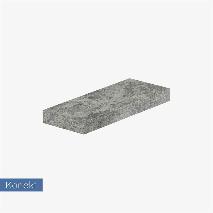 Ogrodzenie systemowe Konekt Mild Lux szare  50x20x20 bloczek na mur