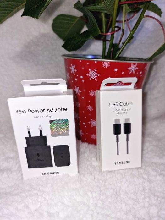 Samsung – Zestaw Ładowania 45W + Kabel USB-C 5A (1 m)