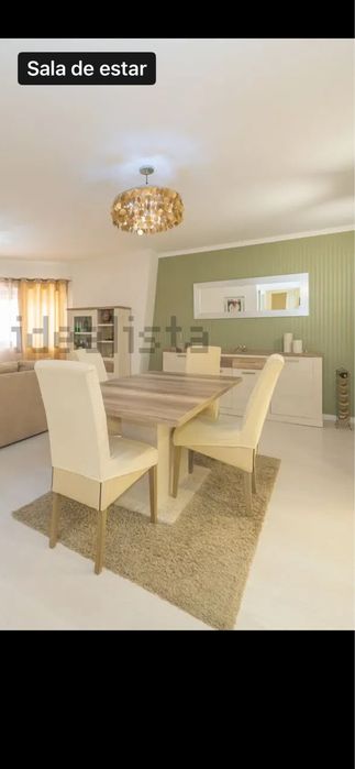 Mesa de sala de jantar - oferta 4 cadeiras