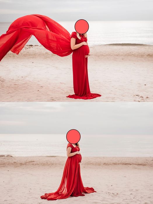 Suknia do sesji ciążowej