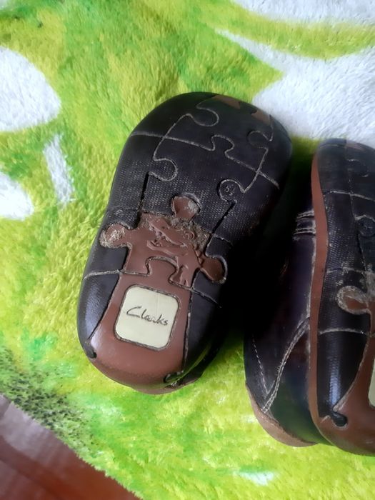Черевики кросівки ботинки Clarks Кларкс  шкіряні розмір 21 - 22