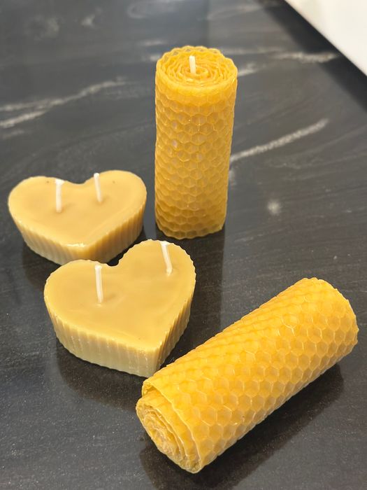 Świeczki miodowe