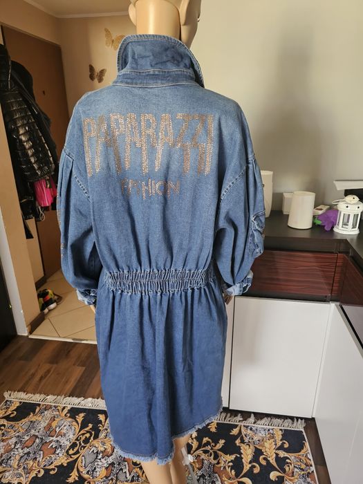 Sukienka jeansowa Paparazzi