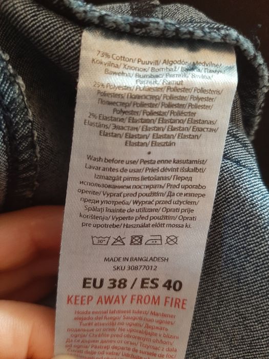 Spodnie damskie joggery jeansy  skiny