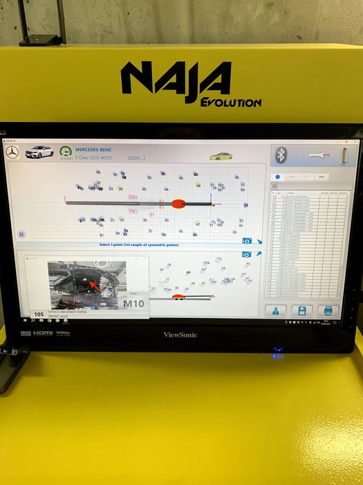 System pomiarowy karoserii Celette Naja 3D Pomiar blacharski