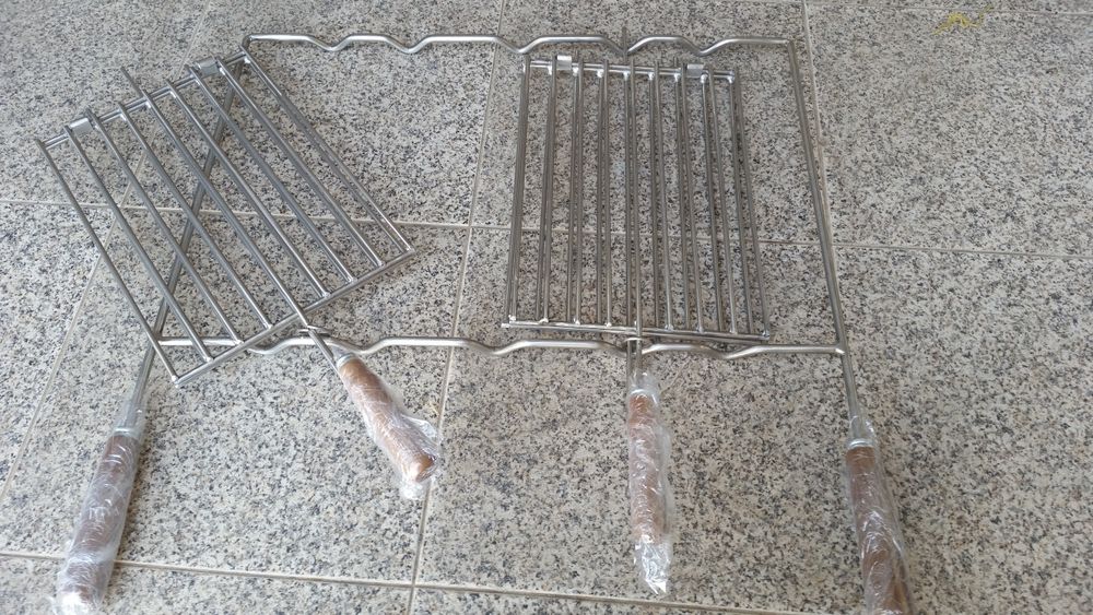 Grelhadores completos em INOX  (pode ser feito por medida)