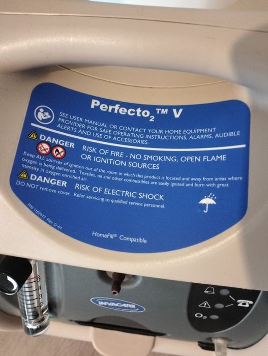 Concentrador de oxigénio Invacare® Perfecto₂™ V