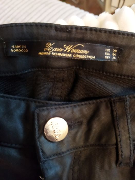 Spodnie woskowane 36